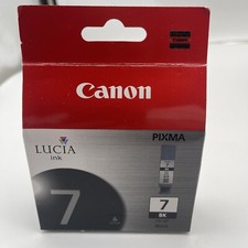 Genuine CANON LUCIA PIXMA  PGI-7BK Black Ink Cartridge