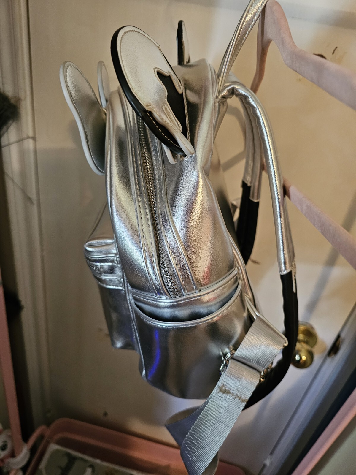 loungefly mini backpack Silver Drip 100th Anniver… - image 4