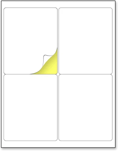 200 Shipping Address Labels On A4 148x105mm 4Per Sheet for Laser Inkjet Printers - Picture 11 of 11