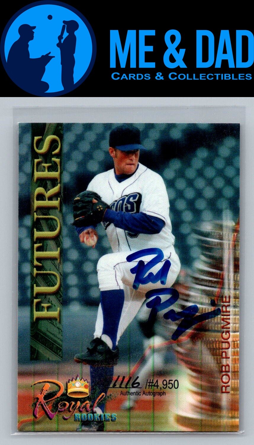 2000 Royal Rookies Futures #15 Rob Pugmire Autographs #/4950