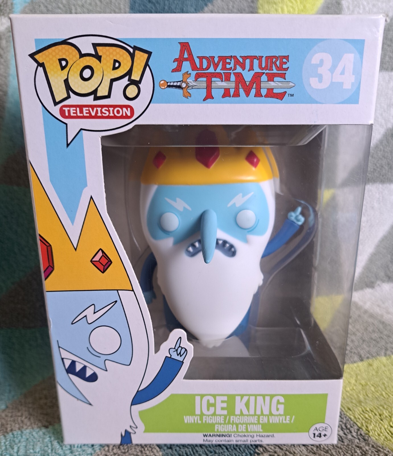 Sale Ice King Pop 34 - Adventure Time Funko Pop! Vinyl 2015 Vaulted + Protector -Rare
