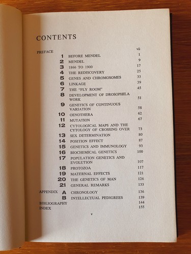 A History Of Genetics by A. H. Sturtevant - Rare 1st Edition 1965 Hardcover - 第 9/9 張圖片