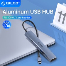 ORICO 10Gbps 4 IN 1 Type-C USB HUB USB 3.1 SD/TF PD 100W Expansion for Laptop