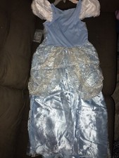 Disney Store Cinderella costume/dress and Tiara, girl s size 11/12