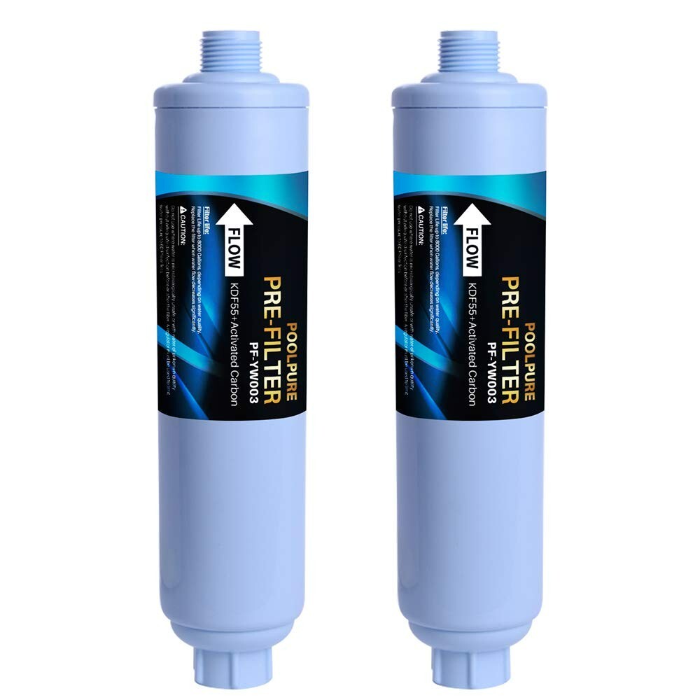 Prefiltro de extremo de manguera de jardín POOLPURE para piscina, bañera de hidromasaje, spa, reduce cloro, 2P