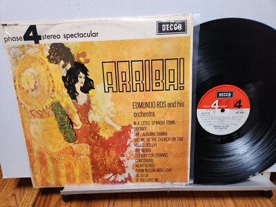 EDMONDO ROS Y SU ORCHESTRA ''ARRIBA'' PHASE 4 STEREO 1966 EXCELLENT LP/ SHRINK!
