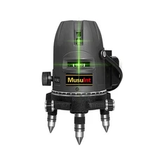 (Outdoor Superbright) 5 Lines Outdoor Green Laser Level 360 Self Leveling Pre...