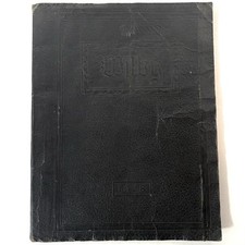 1928 Wilby High School Yearbook Waterbury CT Vintage Connecticut Green White