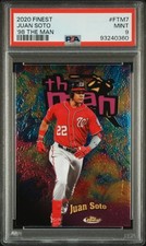 2020 Finest 1998 The Man #FTM7 Juan Soto '98 The Man PSA 9