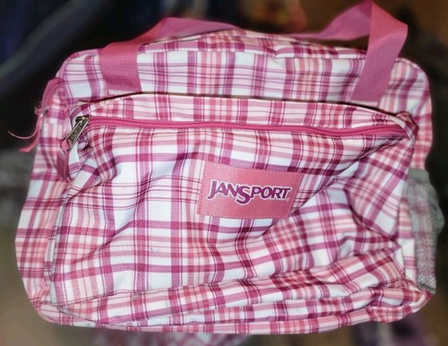 Jansport Luggage Set, 3pc, Pink Plaid, Pre-owned - Picture 5 of 11