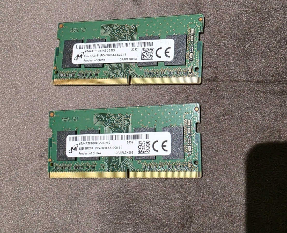 Computer RAM 8 GB Capacity per Module 2 Modules for sale | eBay UK