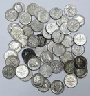 LOT OF 50 MIXED DATE PRE-1965 SILVER ROOSEVELT DIMES! $5 FACE VALUE! NR #G3444