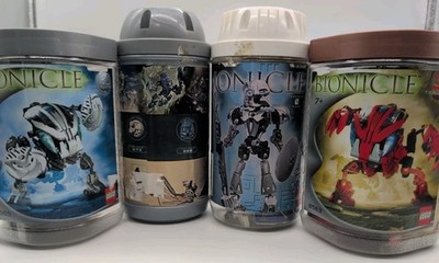 LEGO Bionicle Vintage Konvolut Kopaka Tahnok Kohrak Pohatu Nuva komplett