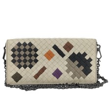 Bottega Veneta BOTTEGAVENETA Chain Wallet Intrecciato Leather Used SKAI-0