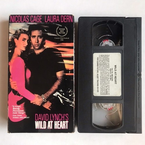Wild At Heart VHS David Lynch Nicolas Cage Laura Dern