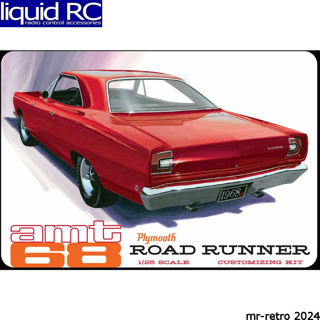 AMT 1363 1968 Plymouth Road Runner Customizing Kit 1/25