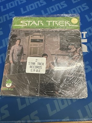 2 Star Trek 45 RPM EP Records Human Factor & To Starve a Fleaver UNOPENED SEALED
