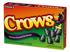 Crows Licorice Flavored Gumdrops 6.5 oz Theater Box (1-Box) - Ships Free