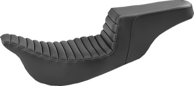 Saddlemen 808-07B-171EXT Step-Up Seat Extended Reach Tuck-n-Roll Black FLH 08-24