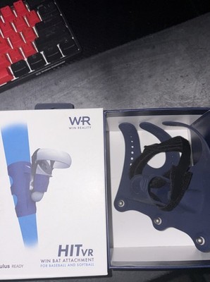 Meta Quest Oculus- Win Reality Hit VR Baseball & Softball Bat Trainer  w/ Box