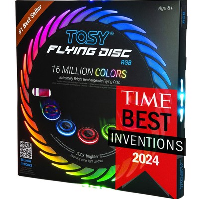 Flying Disc - 108 RGB Multicolor LEDs, superhell, Smart Modi, Christmas S...