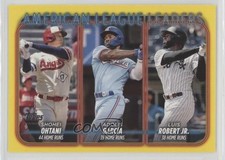 2024 Series 1 League Leaders Yellow Shohei Ohtani Adolis Garcia Luis Robert 1s4t