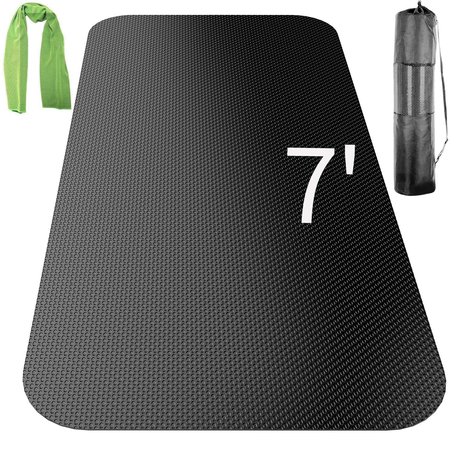 Large Exercise Mat, Equipment Mat,Treadmill Bike Workout Mats for Home Gym Fl...
