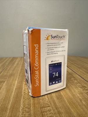 SunTouch SunStat Command TouchScreen Programmable Thermostat 500850-SB Open Box