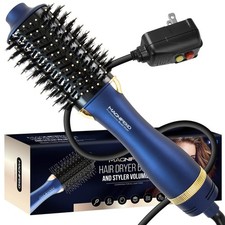 Round Hair Dryer Brush - Hot Air Blow Dryer Brush for Women for Hair Drying, ...