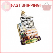 Old World Christmas Glass Blown Ornament New Orleans (20089)