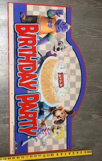 Chuck E. Cheese Birthday Party Game Marquee New Style Chuck E. Cheese