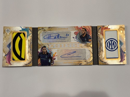 2025-26 Topps Inception Soccer H.Calhanoglu / L.Martinez Dual Auto Booklet 1/1