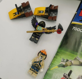 Lego Cragger's Command Ship 70006 Legends of Chima 100% Complete Set Crocodiles