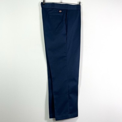 Dickies 873 Hose Arbeitshose W42/L31 Herren Blau Herrenhose Gerades Bein