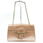 GUCCI  Emily Tassel Chain Shoulder Bag 295402 pink Patent leather Women 102658
