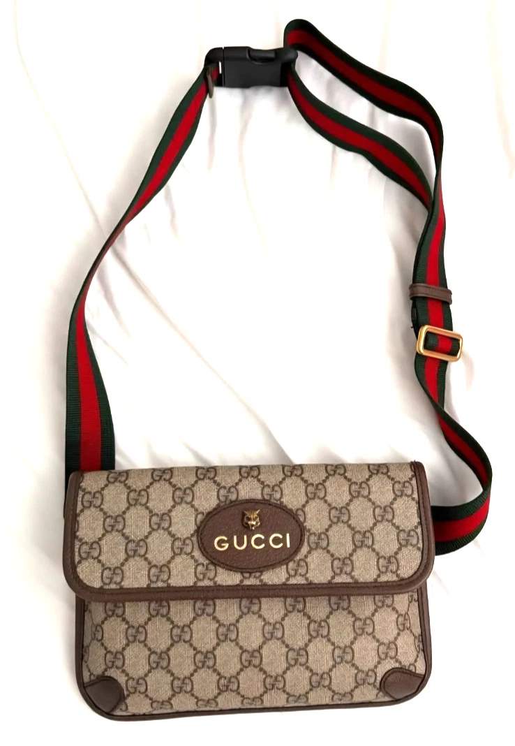 Gucci GG Supreme Crossbody Brown Bags & Handbags for Women for