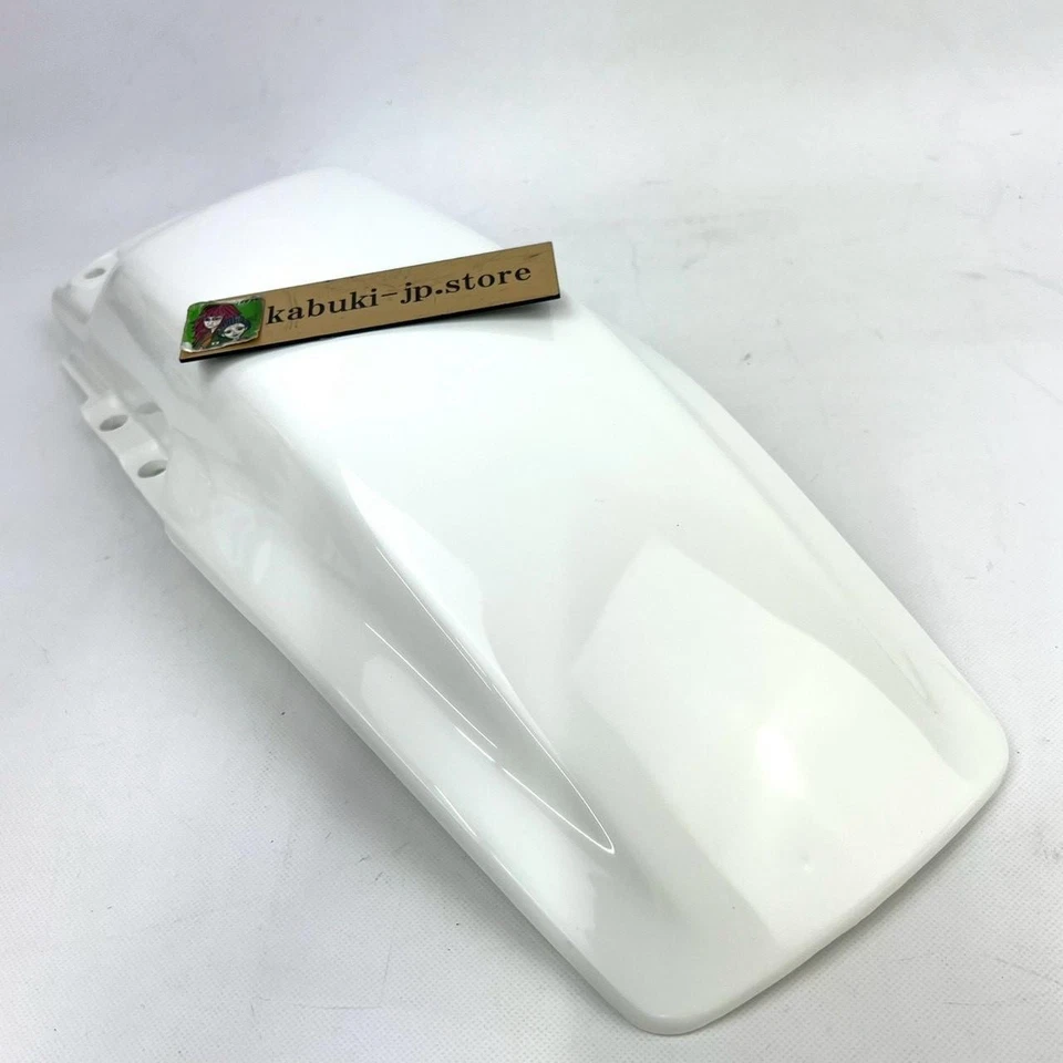 Guardabarros trasero Honda genuino 80100-GN1-A10ZA XR100R AC Shasta blanco piezas OEM Foto 4 de 4