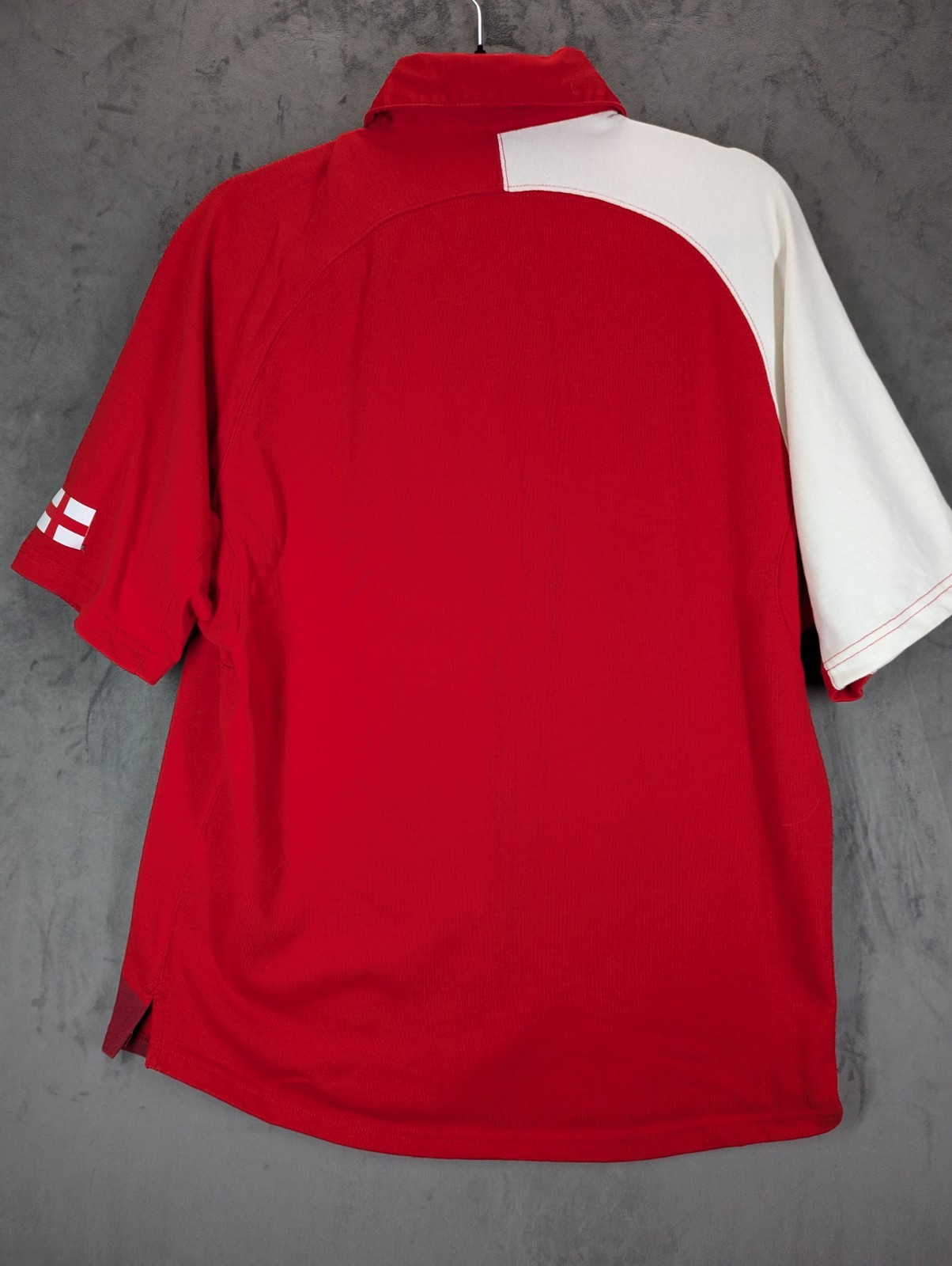 Vintage Nike England Rugby Polo Shirt Size Large 2007/09 100% Cotton 02 Logo image 6