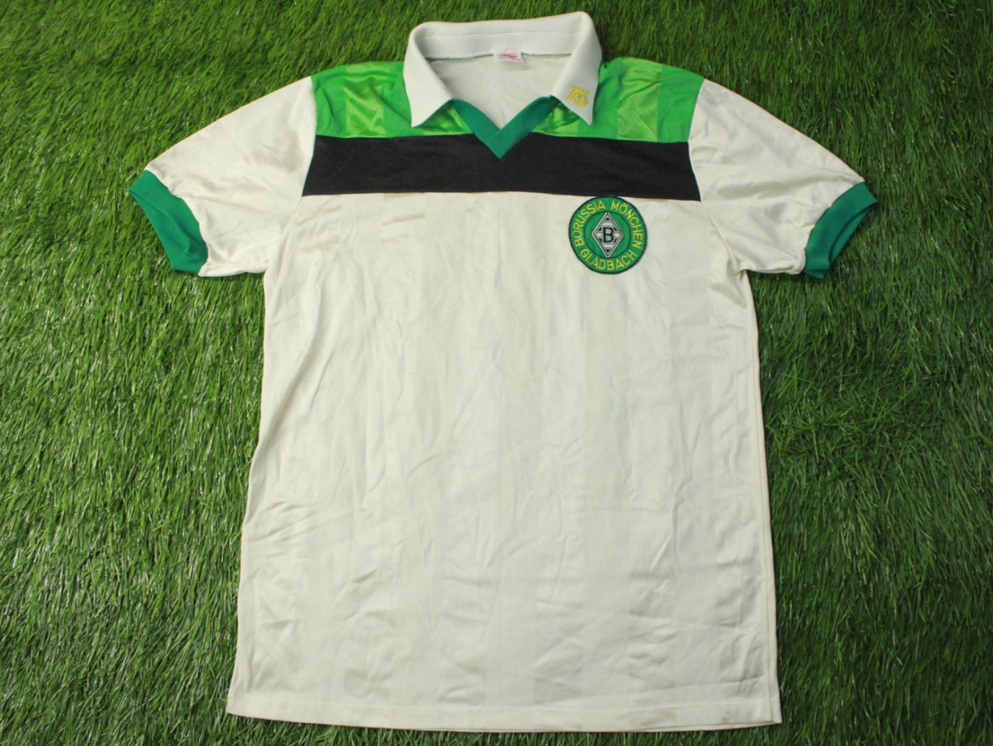 BORUSSIA MONCHENGLADBACH 90'S vintage VTG FOOTBALL SHIRT JERSEY HOME TRO SIZE L