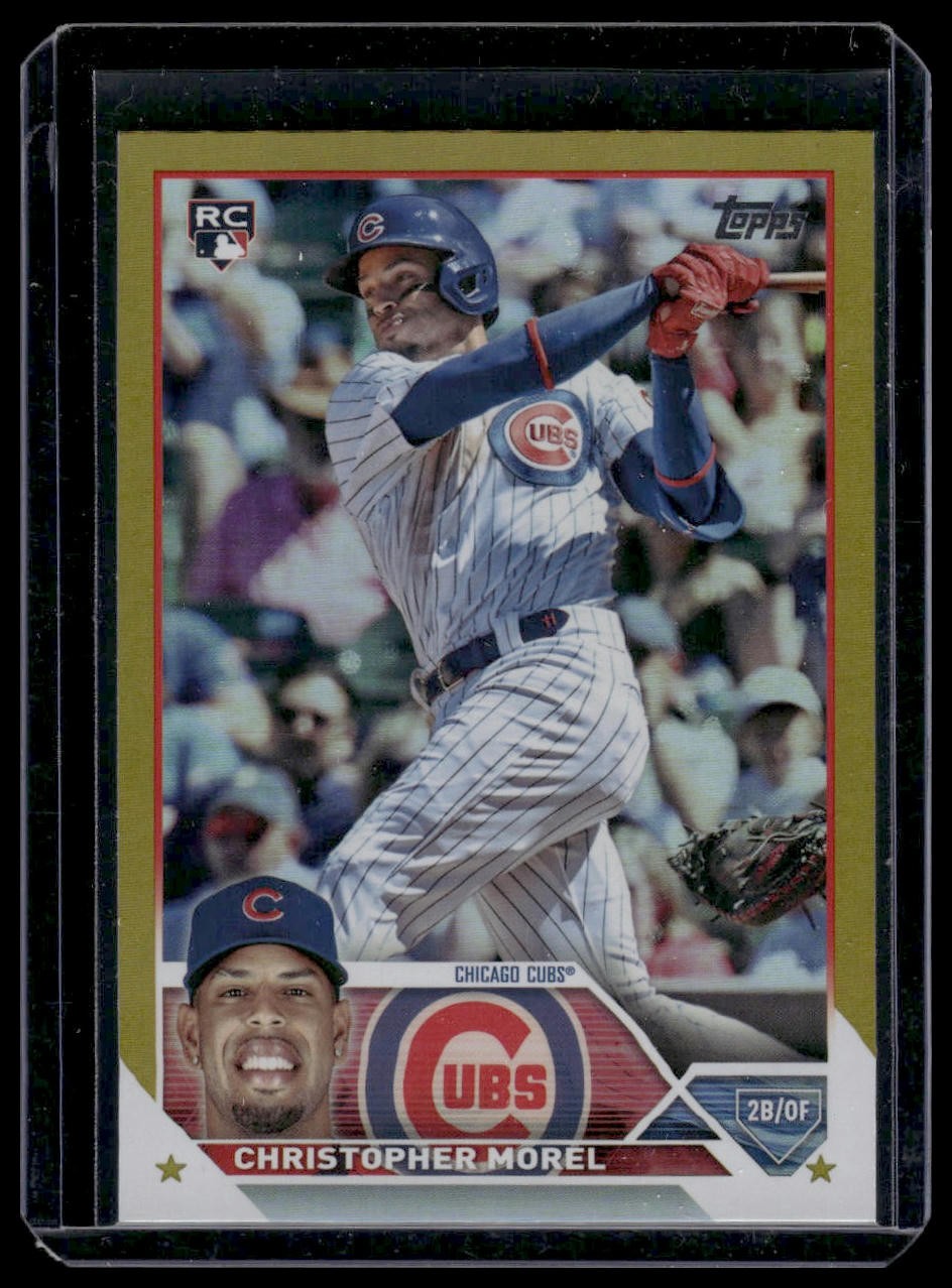 2023 Topps #308 Christopher Morel Gold Foil