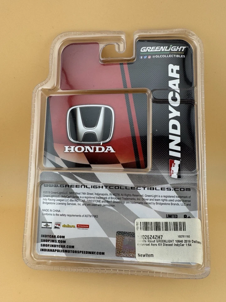 Lot of 3 - Indycar Greenlight Honda Chevrolet Test and Event Cars Indy 1:64 - Image 4 of 4