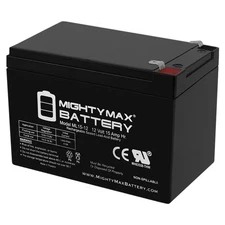 Mighty Max ML15-12 12V 15AH F2 UPS Backup Battery Replaces Vision HP12-65W, HP12