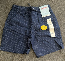 NWT Cat  Jack Boys Navy Blue with White Dots 100 Cotton Shorts Size 5T
