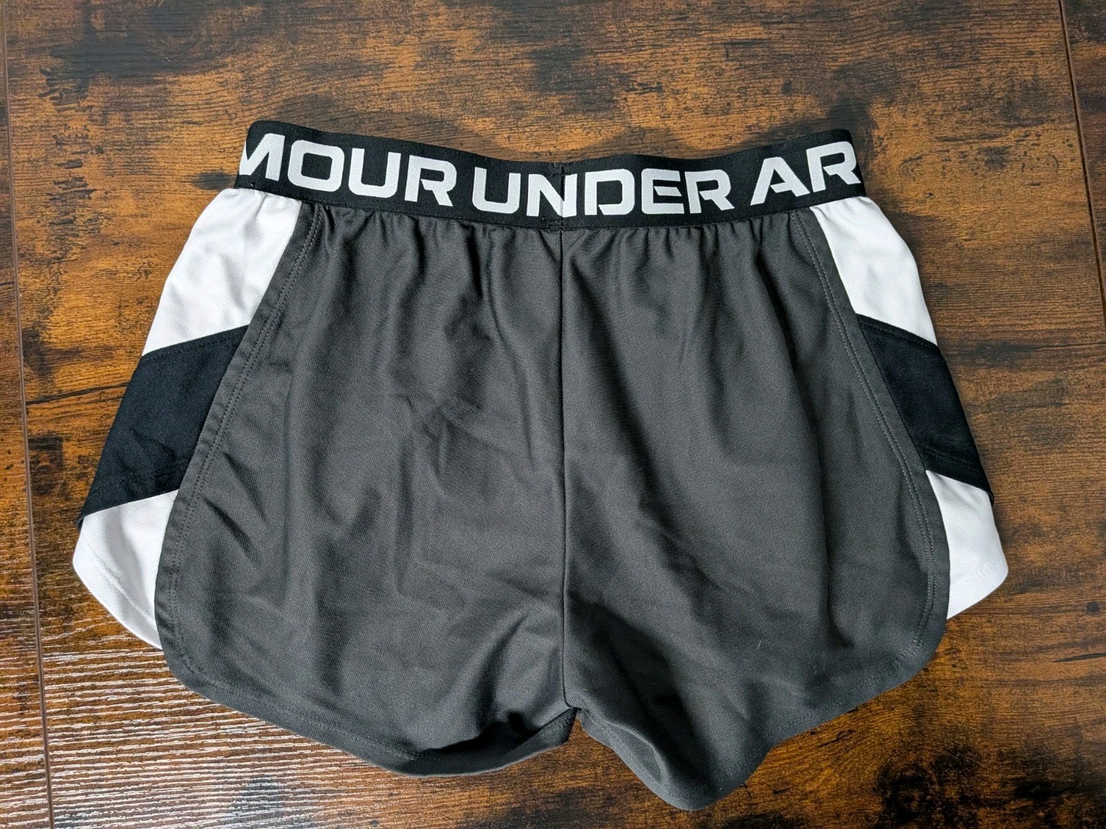 Under Armour Women's Loose Athletic Shorts, Gray, Size Small thumbnail 2