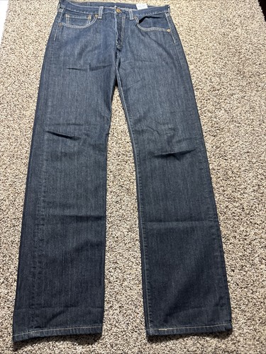 LEVI'S 501 STRAIGHT BUTTON FLY MEN'S JEANS SIZE 32X34 - Picture 3 of 4