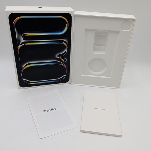 Apple iPad Pro 11" (M5) EMPTY BOX ONLY A3358 2025 Space Black 256GB Genuine