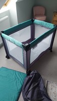 Cuggl Baby travel cot - Grey. from birth to 36 months, up to 15kg in weight