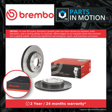 2x Brake Discs Pair Vented fits BMW Z4 E85 3.0 Front 02 to 05 300mm Set Brembo