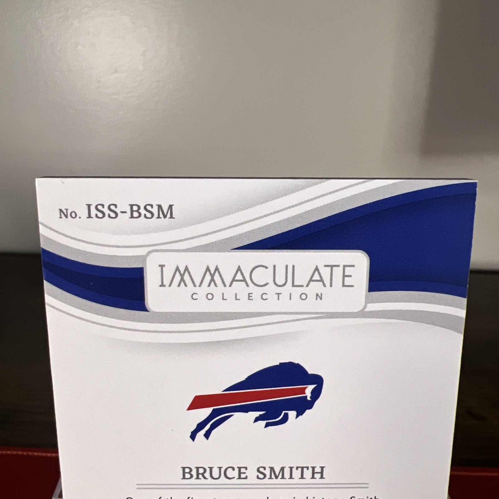 2023 Panini Immaculate Collection 19 Seasons Bruce Smith On Card Auto /25 HOF view 6