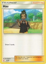 Hau (#23) (Lycanroc Half-Deck) Common SM Trainer Kit: Lycanroc & Alolan Raichu 2
